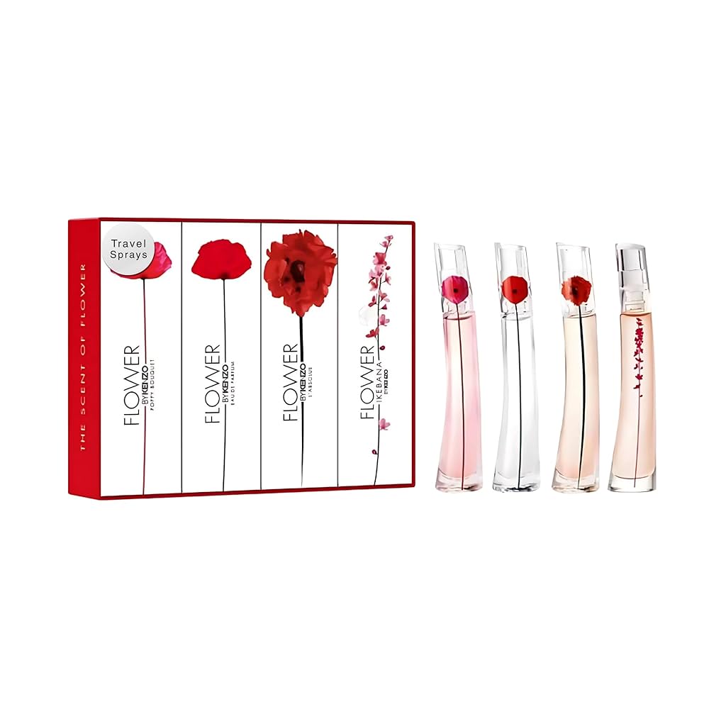 FLOWER by KENZO ミニチュアコレクション Amazon.com : Kenzo Flower Perfumes for Women Mini Gift Set